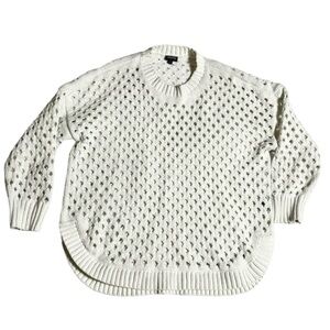 Torrid Crochet Open Stitch Crewneck Sweater, Size 1X